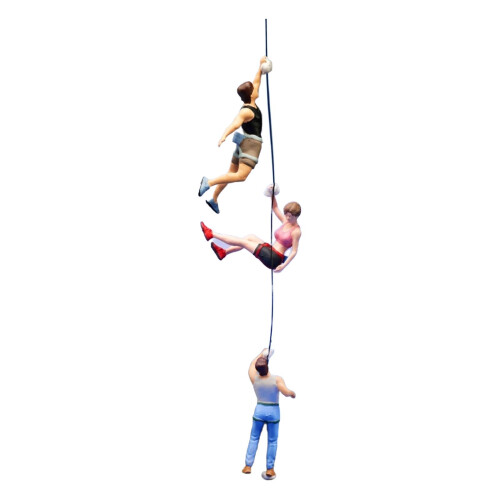 3 Pieces 1/64 Miniature Figures Rock Climbing Small Tiny Decoration Di