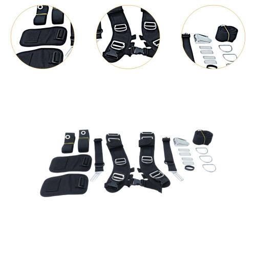 Diving Backplate Easy to Setup and Adjust Dive Harness for Snorkeling 2
