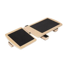 Wood Balance Board Portable Stability Trainer Ankle Foot Stretcher Wom