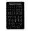 Braille Alphabet Board Numbers with Raised Dots for Blinds Students Be 1