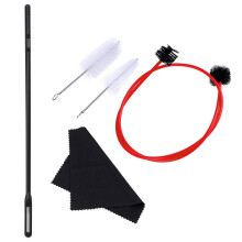 Trumpet Cleaning Care Kit - Snake, Cleaning Brushes, Cleaning Cloth