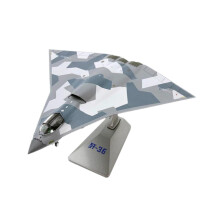 1/144 J36 Fighter Model Souvenir Diecast Plane Model for Shelf Cafes B