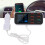 40 W Mehrfach-USB-Autoladestation, 8 Anschlüsse, 12