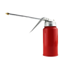 Metal Oil Can with Spout Lubrication Car Truck Equipment Portable Pump