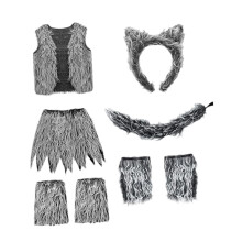 Kids Wolf Costume Set Cosplay Costume Accessories for Cosplay Carnival