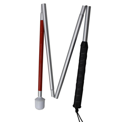 Folding Blind Cane Anti Slip Adjustable Vision Impaired and Blind