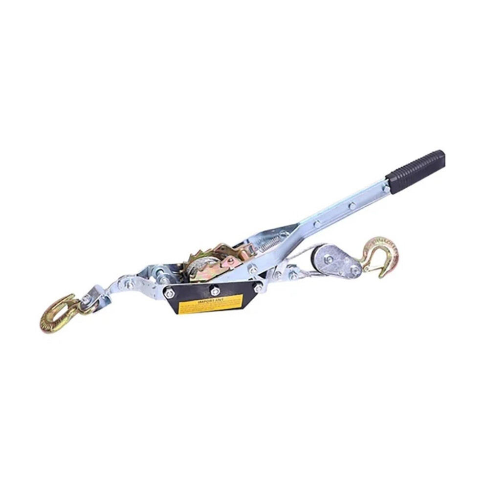 Marine Puller 2T 2 M Wire Rope Manual Tensioner Ratchet Double Hook Winch Lock Rope Tensioner For Car Cargo Cable Puller 9426802033380