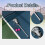 Lacrosse Stick Sturdy Lightweight Backyard Practice for Beginner Kids 3