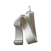 White Tennis Net Center Strap Adjustable Belt Outdoor Sports Nylon Pre