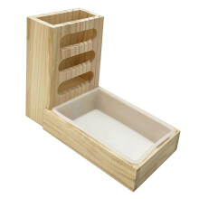 Rabbit Hay Feeder with Litter Box Cage Bunny Hay Manger for Bunny Guin