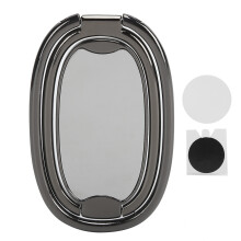 Anello di supporto magnetico per telefono, forza magnetica super potente e doppio anello di supporto regolabile per le dita, ideale per la palestra,