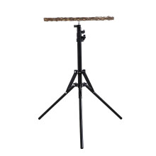 Parrot Perch Bird Stand Wood Height Adjustable for Macaws Pet Bird Lov