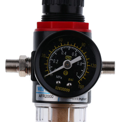 AFR-2000 G1/4'' Air Compressor Water Filter w/ Regulator Air Tool Clea 2