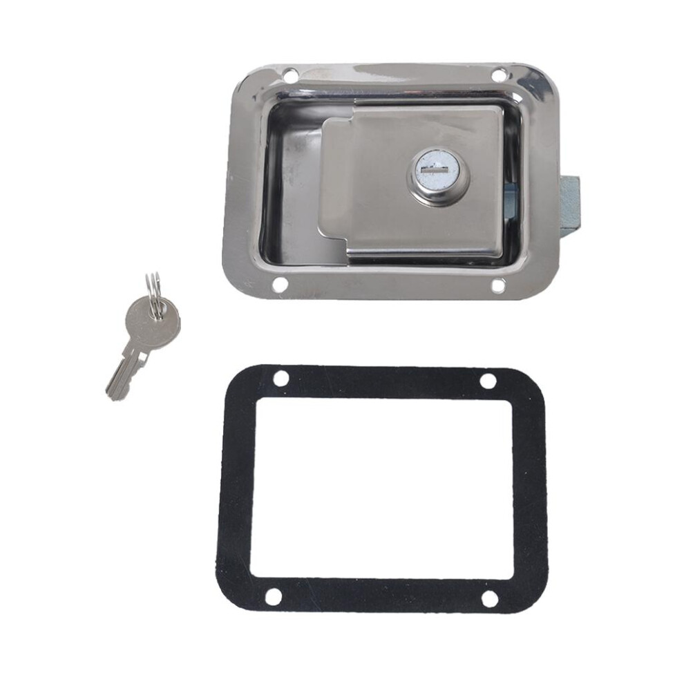 Marine Yacht Rv Stainless Steel Paddle Latch & Key For Caravans Tool B 756617531504