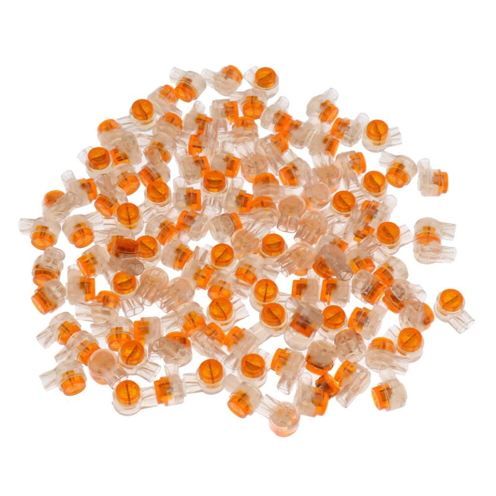 200Pieces Cable Telephone Jelly Crimps Telecom Connector For Alarm Cab 735668101393