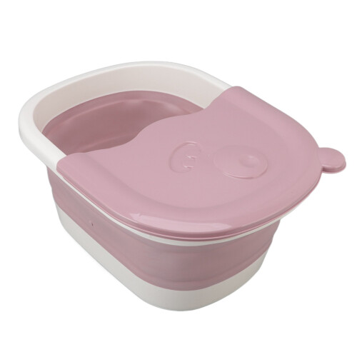 Πτυσσόμενη μπανιέρα ποδιών με σχεδιασμό εξοικονόμησης χώρου και κυλίνδρους 1