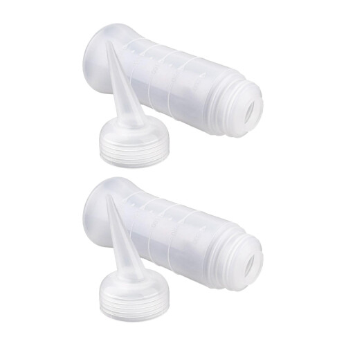 2 Pieces Applicator Bottle Multifunctional Empty Squeeze Bottle for Ho