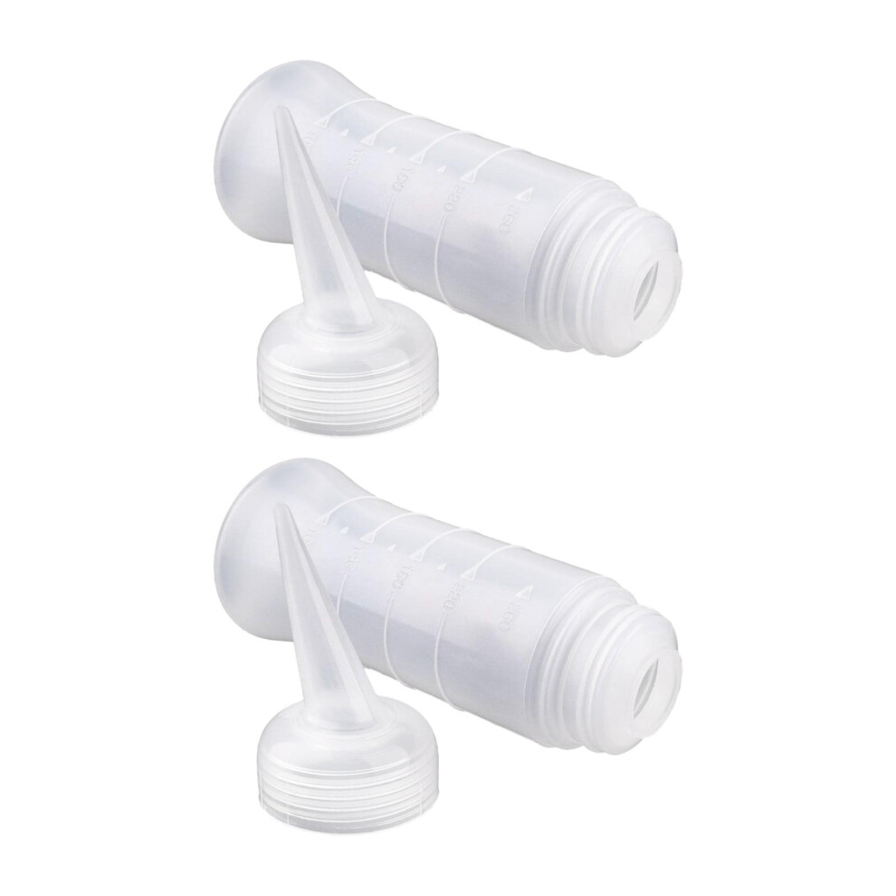 2 Pieces Applicator Bottle Multifunctional Empty Squeeze Bottle for Ho
