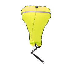 Swimming Buoy Lift Sack Scuba Diving 140lb Reflective Diving Band with Valve High Visibility Recovery Lift Bag for Freediving Fluorescent yellow