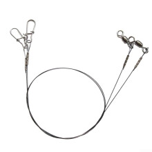 Fishing Wire Leader Line, Stainless Steel Fishing Leader Wire with Stainless Steel Pin Maximizes Fishing Efficiency 30cm 14kg