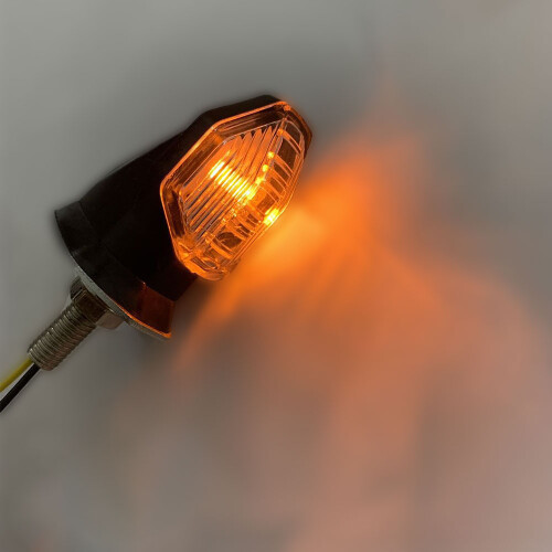 Φλας LED με κοντό στέλεχος, συμπαγή, γενικής χρήσης, κατάλληλα για μοτοσικλέτες με 1
