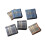 6Pcs Cotton Men's Handkerchiefs Soft Stripe Checkered Pattern Pocket S 1