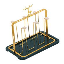 Bottle Drying Rack Stand Sports Bottle Drainer Stand for Bar Coffee Cu