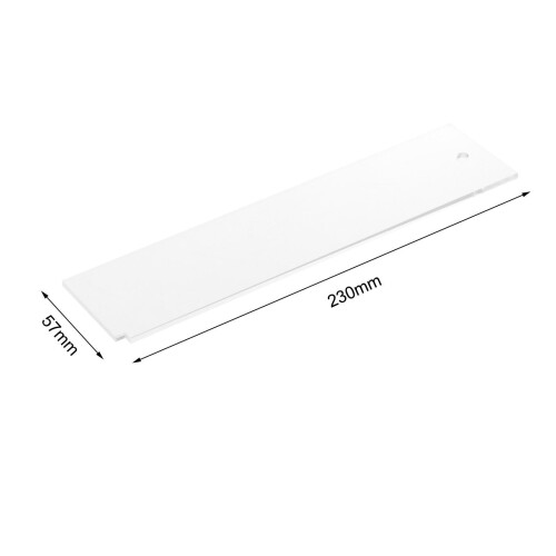 Snowboard Wax Scraper Clear Wax Removal Board for Single Board Waxing 1