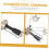 Tips for Trekking Poles, Handle, Folding Walking Stick, Hiking, Stainless 2