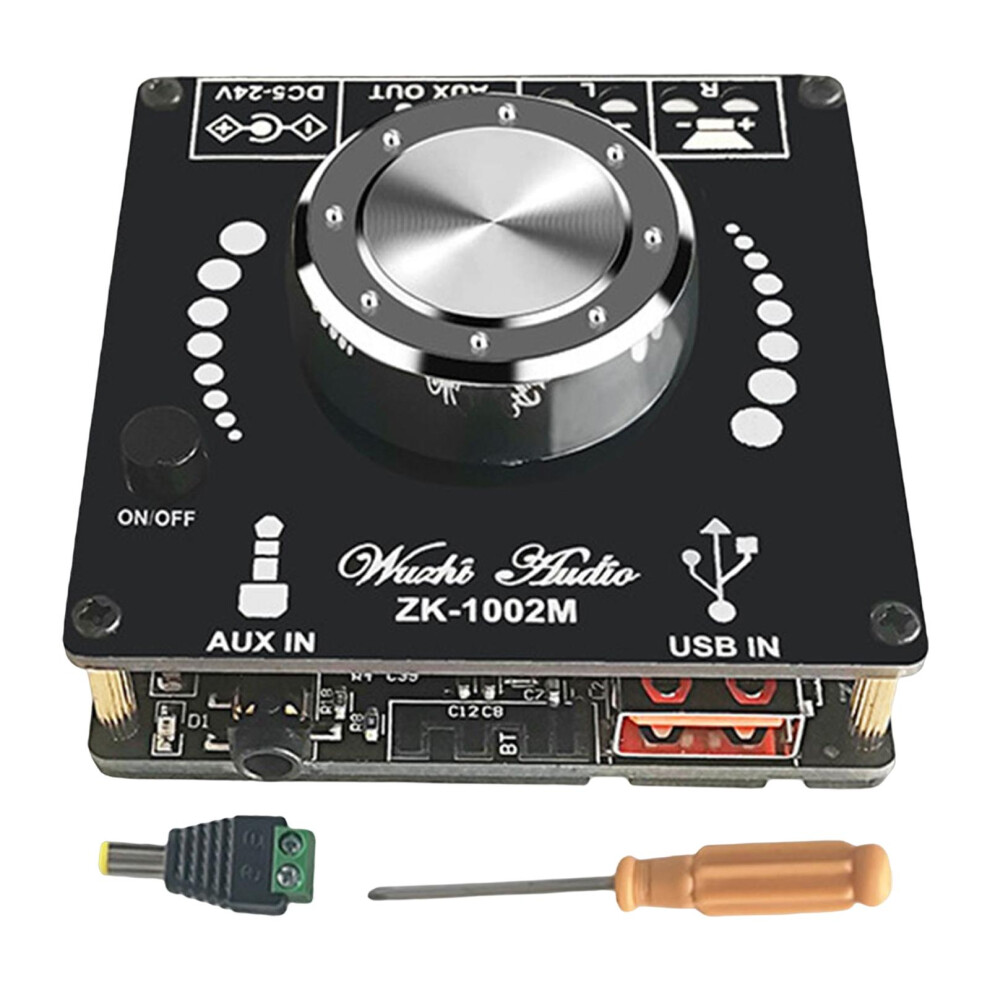 Zk-1002M Audio Amplifier Board 2*100W 2 Channel Amp For Theater Speake 786214848255
