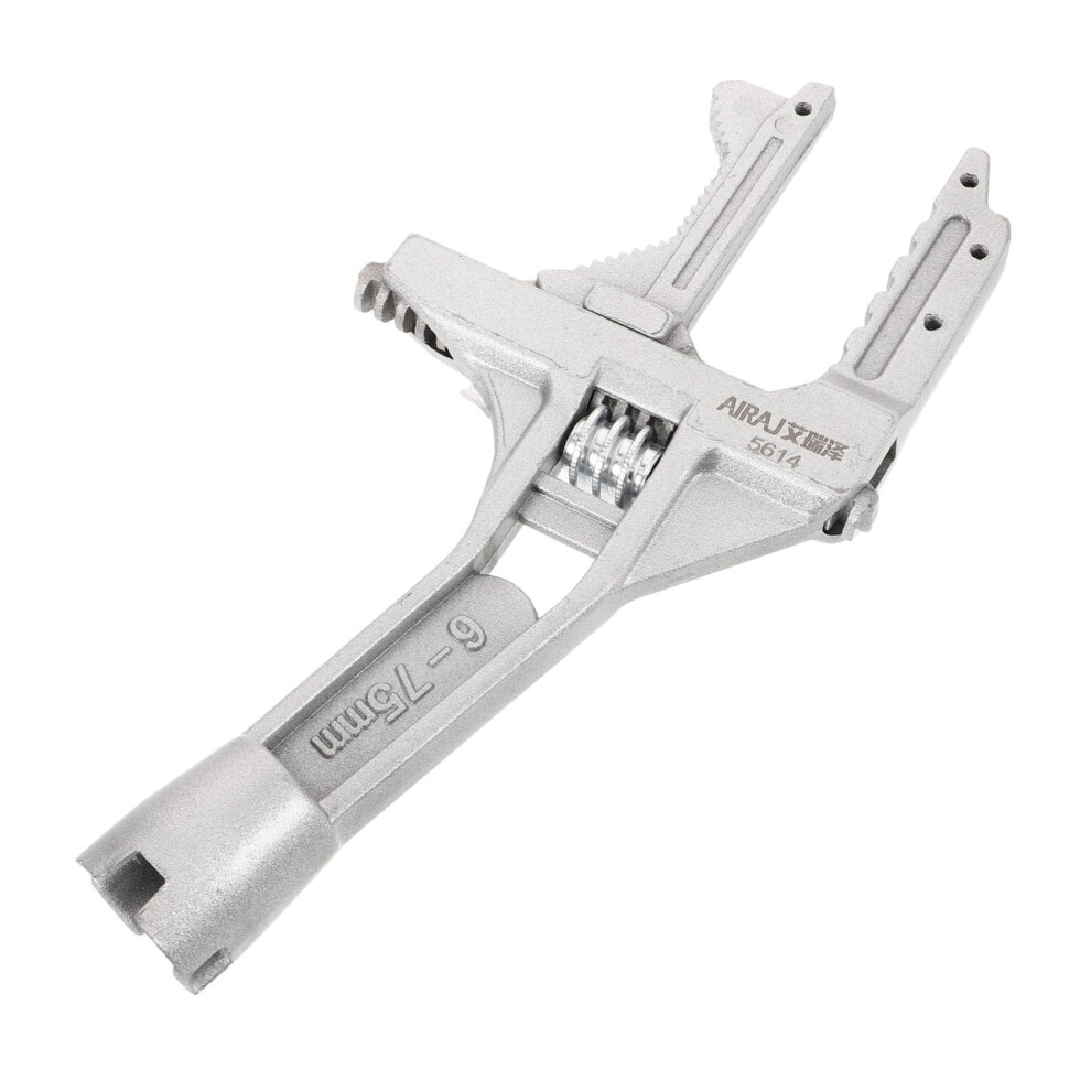 Adjustable Wrench For Bathroom Plumbing Tool Large Opening To Remove Blockages In Sinks And Dra 23.00X11.30x3.00cm Silver 9426802033571
