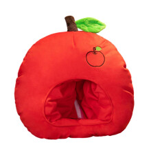 Breathable Plush Apple Hat Cap Headdress for Birthday Party Carnival H