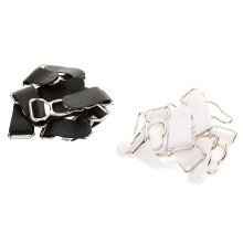 20pcs Suspender Garter End Clips Lingerie Corset Girdles Grips Black &