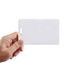 Tarjetas perforadas, credenciales de oficina y tarjetas de identificación de PVC personalizables, tamaño tarjeta de crédito CR80 para mayor