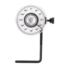 Chave de torque de acionamento com escala de 360 graus, medidor de ângulo de torque, haste de retenção ajustável de alta precisão, para