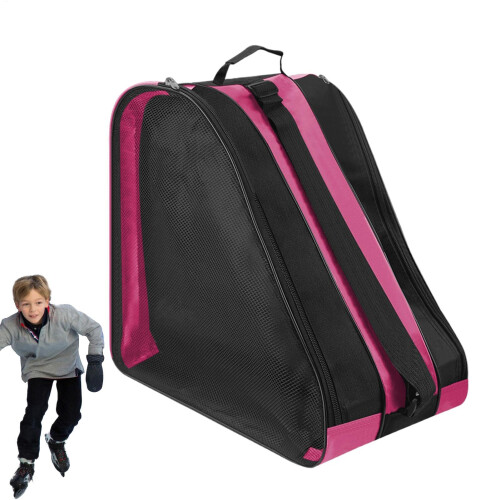 Ice Skate Bag with Adjustable Shoulder Strap, Breathable for Parties