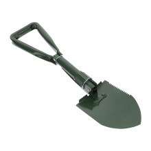 Foldable stainless steel shovel for camping, sturdy garden shovel for winter