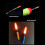 LED Bobber replacement fisher red 4