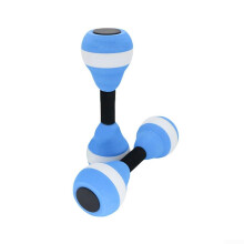 For water aerobics swimming training aid, foam dumbbell, barbell, resistance training blue