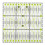 Acryl-Quilterlineal, doppelte farbige 2