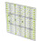 Acryl-Quilterlineal, doppelte farbige 7