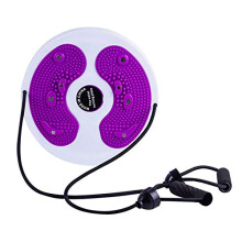 Balance Board Twist Waist Disc for core strength and balance, home fitness equipment with pull rope for waist and hip exercises
