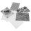 4Pcs Kunststoff Präge Ordner Geprägte Vorlage DIY 10