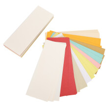 100 Stück metallisch schimmernder Papierkarton,