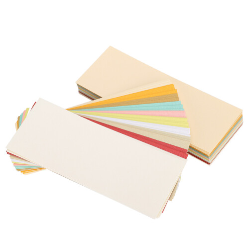 100 Stück metallisch schimmernder Papierkarton, 1