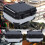 Motorrad-Gepäckbox mit abnehmbarem Boden und 13