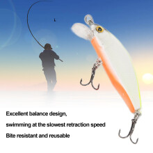 Angelköder Köder Mini Deep Diving 3D Augen Minnow