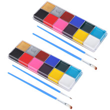 2 Sets Körperbemalung Farben 12 ‑Color Halloween