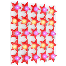 25Pcs Fünfzackigen Stern Geformt LED Brosche