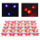 25Pcs Fünfzackigen Stern Geformt LED Brosche 8